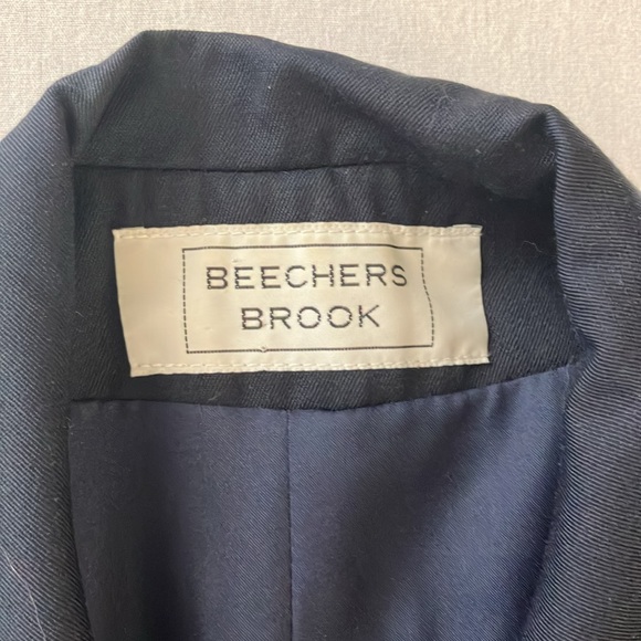 🍄Beecher Brook Navy Double Breasted Blazer (M) - Picture 4 of 12